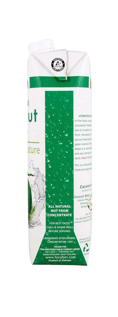 FOCO 100% Natural Coconut Water 1000ml