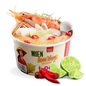 Simply Food Tom Yum Vermicelli Glass Instant Noodle Bowl