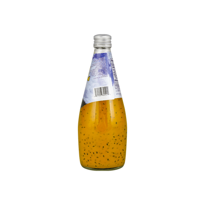 Honey Bee Basil Seed Drink Passion Fruit Flavor 9.8oz