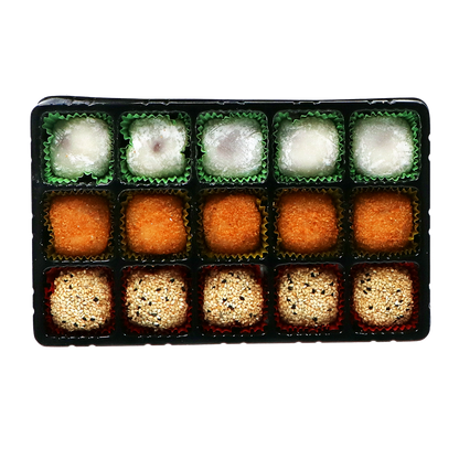 Kaoriya Mixed Mochi – Red Bean, Sesame, Peanut 450g