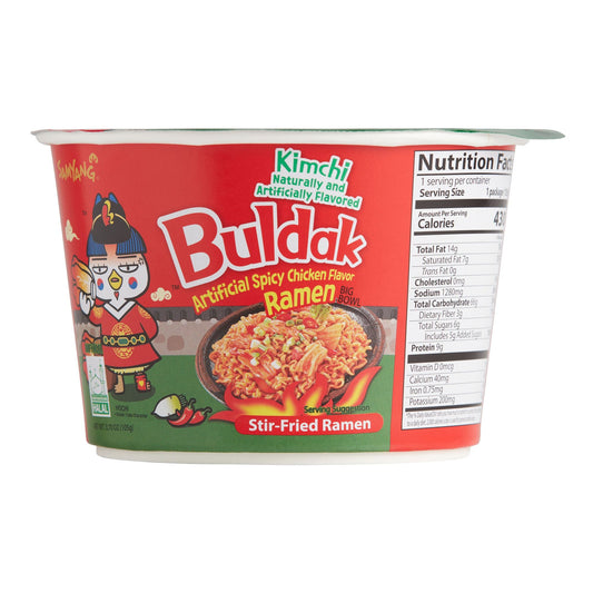 Samyang Buldak Kimchi Ramen Bowl 3.7oz
