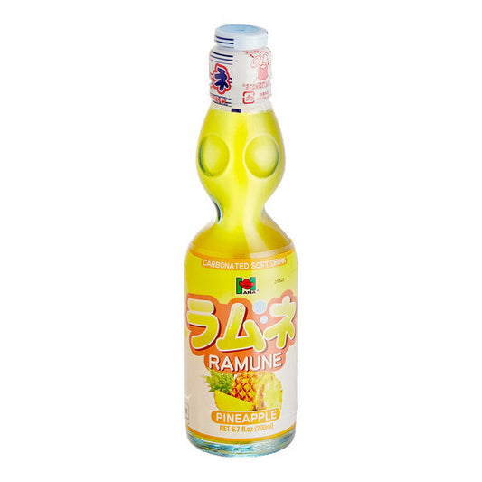 Hana Ramune Soda Pineapple 6.7oz