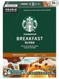 SOUTHERN BASICS Starbucks K-Cup Coffee Pods—Dark Roast Coffee—Roast for Keurig Brewers—100% Arabica— Essentially for Southern Basics (Breakfast Blend)