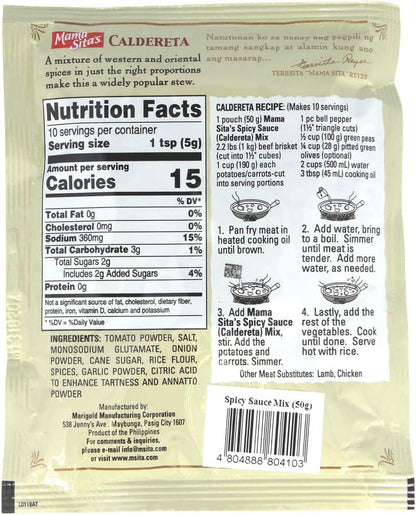 Mama Sita's Caldereta Spicy Sauce Mix 1.76oz