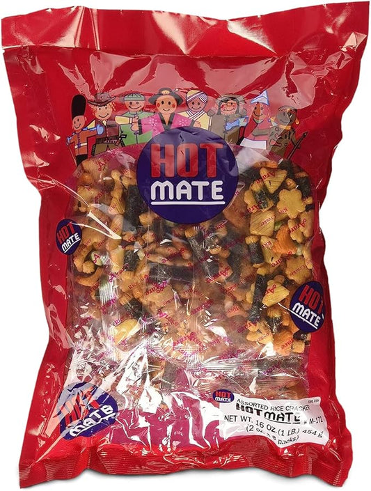 Shirakiku Hot Mate Assorted Rice Cracker 16oz