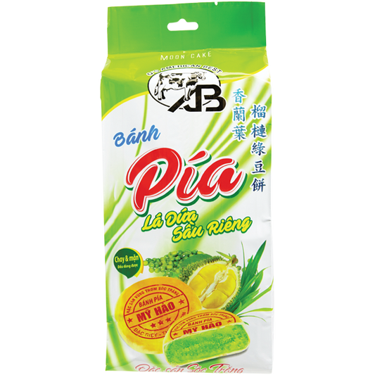AB Brand Pia Cake Pandan - Durian 14 oz