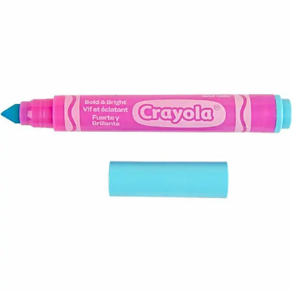 Crayola Broad Line Markers, Bold & Bright Colors, 10 Per Pack, 6 Packs