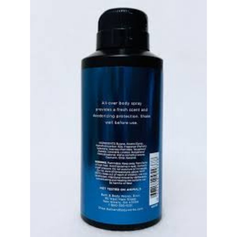 Bath and Body Works Ocean Men's Deodorizing Body Spray, 3.7 Oz, 3-Pack