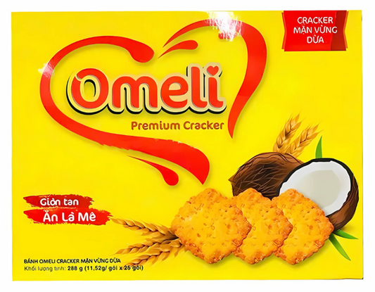 Omeli Sesame Coconut Cracker 288g