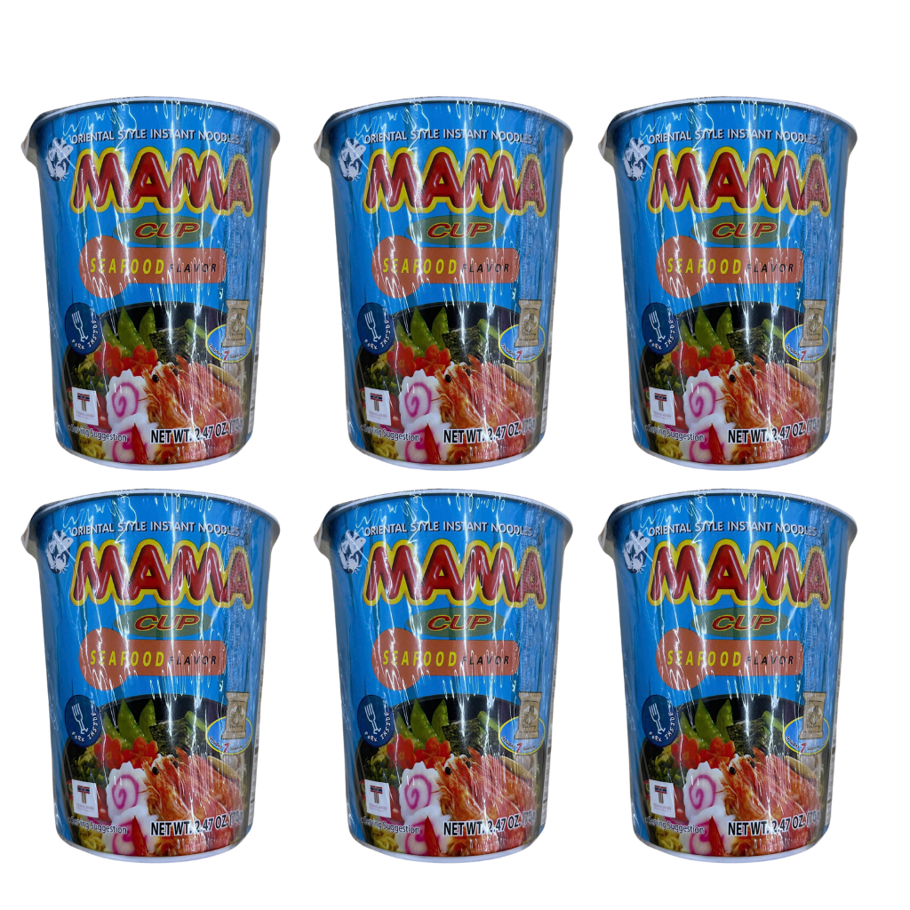 Mama Cup Noodles Seafood 2.47oz