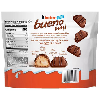 Kinder Bueno Mini Candy Share Pack 5.7oz