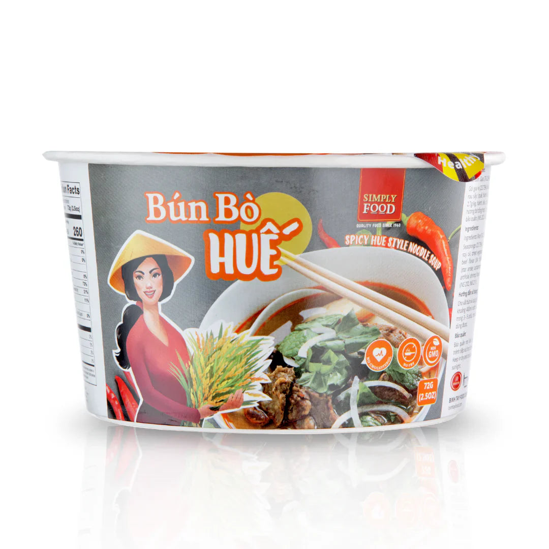 Simply Food Hue Style Instant Rice Noodle Soup Bowl
