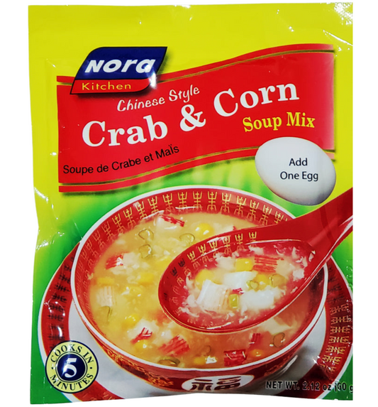 Nora Kitchen Crab And Corn Soup Mix 2.12oz