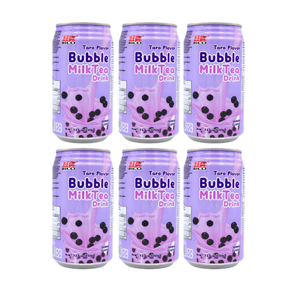 Rico Boba Bubble Milk Tea Drink Taro Flavor 12.3oz