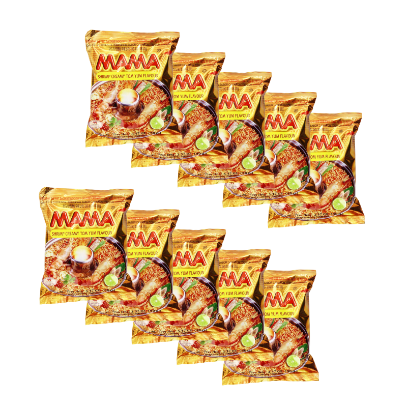 Mama Instant Noodle, Creamy Tom Yum Spicy Flavor