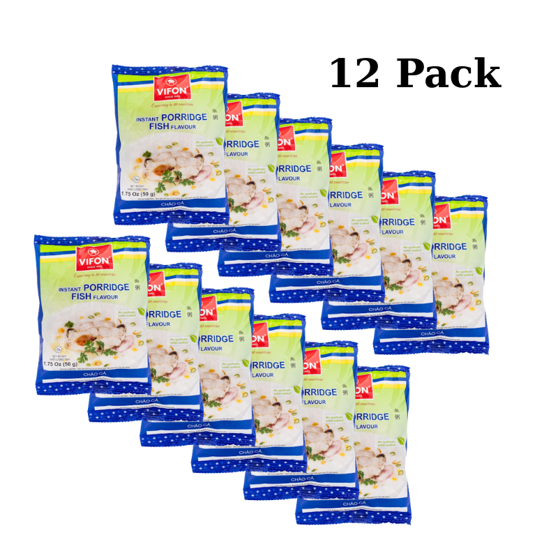 Vifon Instant Porridge, Fish Flavor