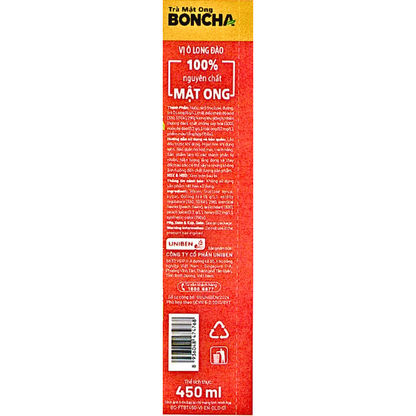 Boncha Honey Peach Oolong Tea 450ml