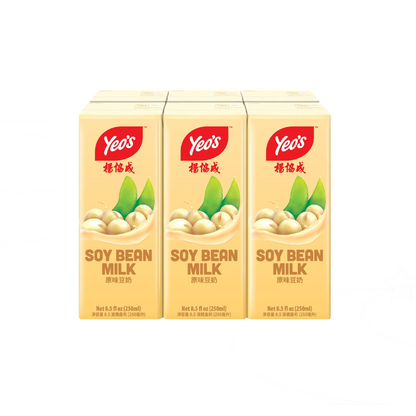 Yeo's Soy Bean Milk 250ml Pack of 6