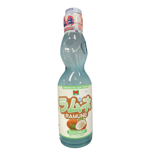 Hana Ramune Carbonated Beverage Coconut Flavor 200ml