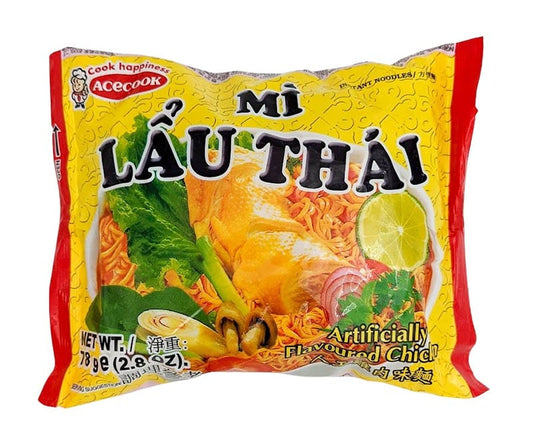 Acecook Thailand Chicken Hotpot Noodles 2.8oz