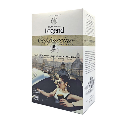 Trung Nguyen Legend Cappuccino Hazelnut Instant Coffee 12*18g