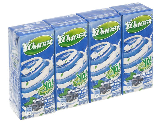 Yomost Yogurt Drink Mint & Blueberry Flavor 170ml