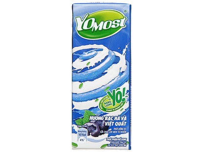Yomost Yogurt Drink Mint & Blueberry Flavor 170ml