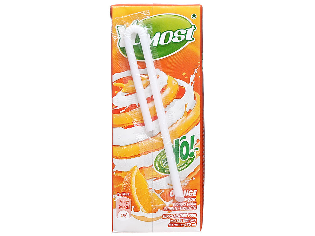 Yomost Yogurt Drink Orange Flavor 170ml