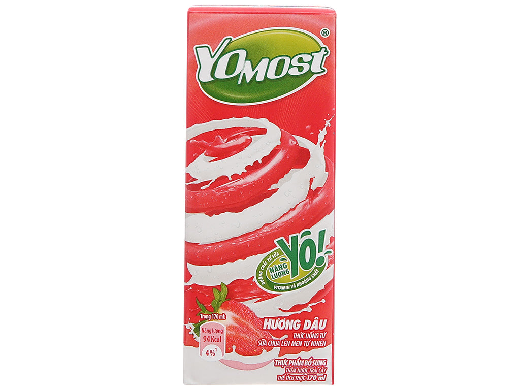 Yomost Yogurt Drink Strawberry Flavor 170ml
