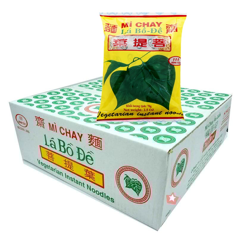 Binh Tay Mi Chay La Bo De Vegetarian Instant Noodles