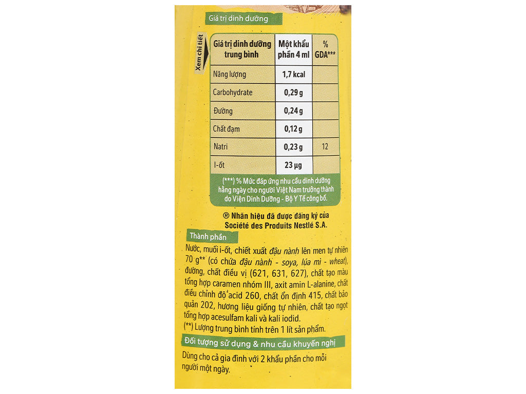Maggi Mild Soy Sauce 700ml