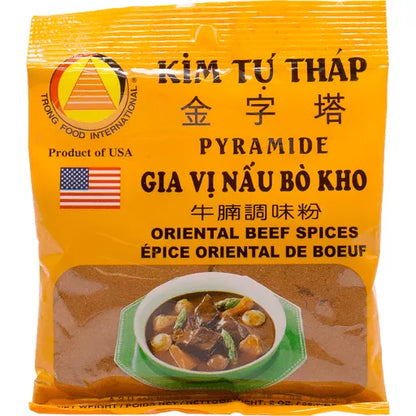 Pyramide Gia Vi Nau Bo Kho Oriental Beef Spice 2 oz