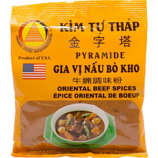 Pyramide Gia Vi Nau Bo Kho Oriental Beef Spice 2 oz