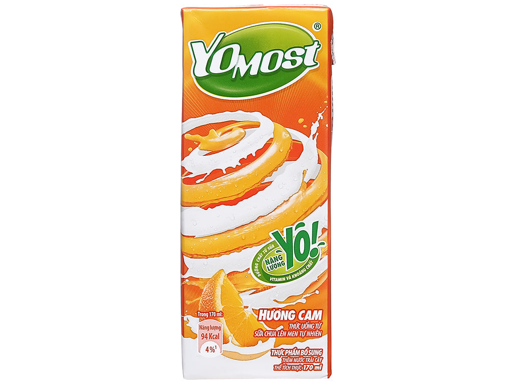 Yomost Yogurt Drink Orange Flavor 170ml